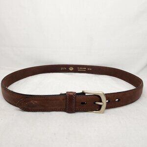 Dockers Men 38 Brown Full Grain Cowhide Leather Belt